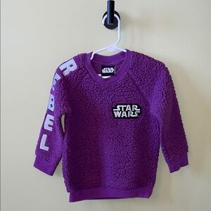 Star Wars Toddler Purple Fleece Sweatshirt